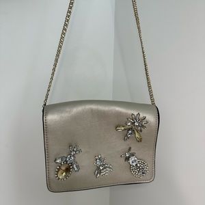 Embellished Chain Crossbody Bag